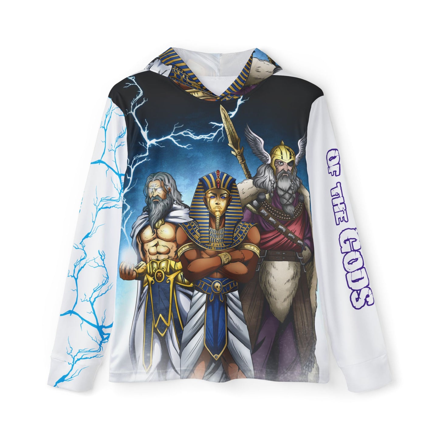 Super Blaq Hoodie - Ancient Gods of Egypt, Norway and Greece Covenant Design