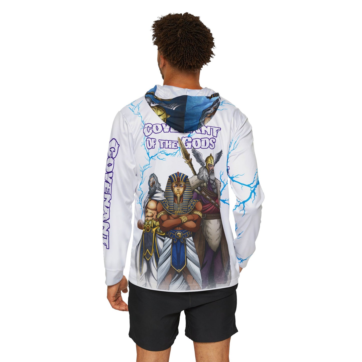 Super Blaq Hoodie - Ancient Gods of Egypt, Norway and Greece Covenant Design