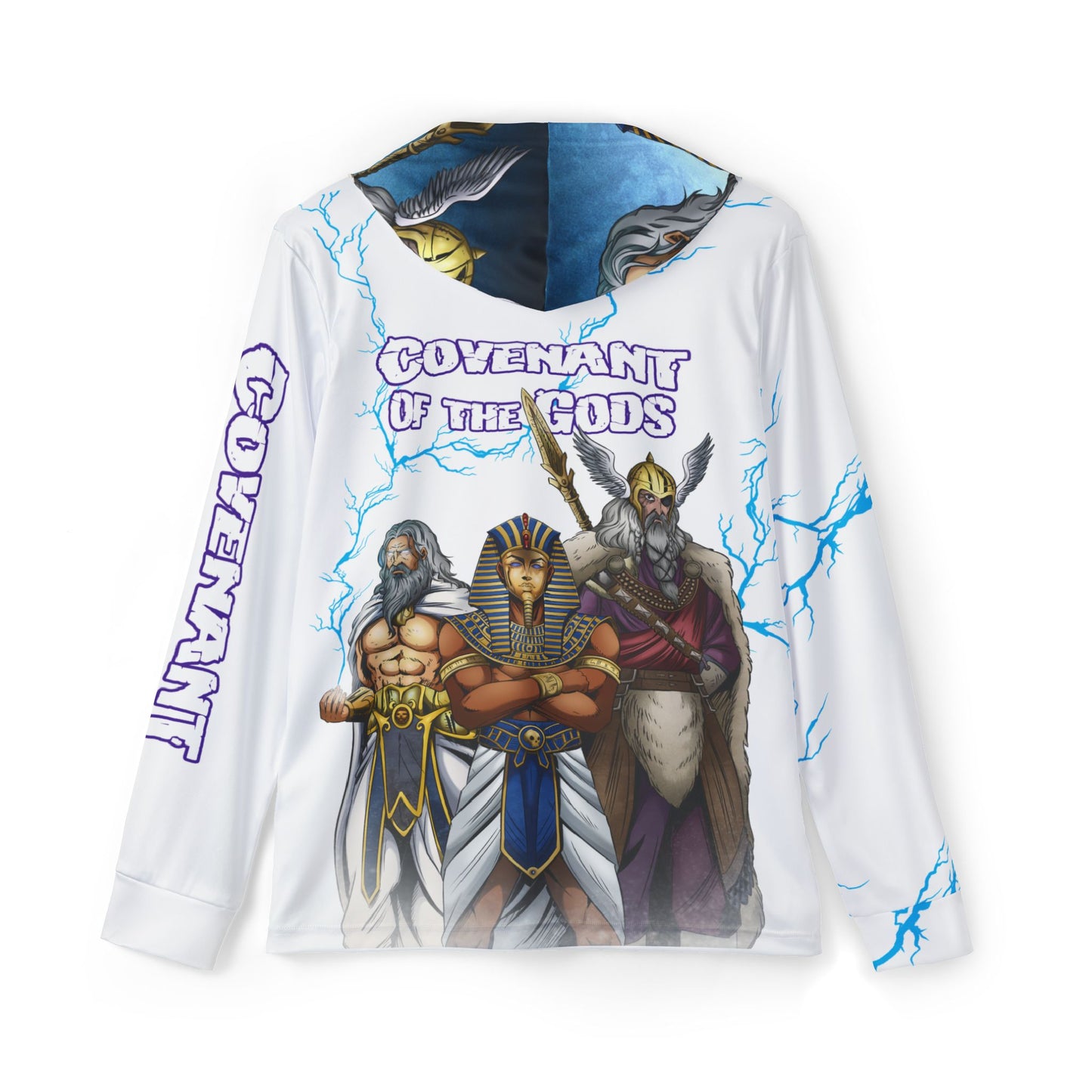 Super Blaq Hoodie - Ancient Gods of Egypt, Norway and Greece Covenant Design