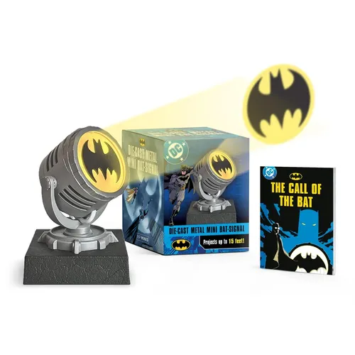 Batman: Die-Cast Metal Mini Bat-Signal: Projects Up to 15 Feet!