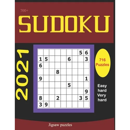 700+ Sudoku Jigsaw Puzzles: Sudoku Puzzle Book for Adults