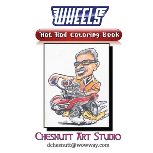 Wheels Hot Rod Coloring Book