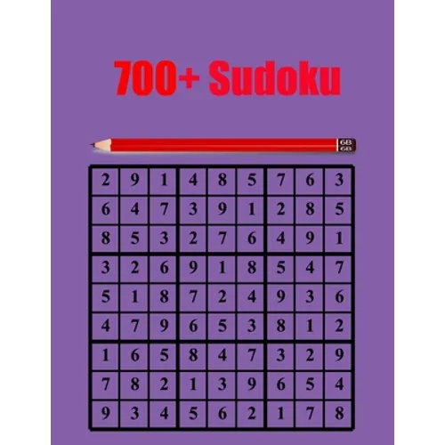 700+ Sudoku: Sudoku Puzzle Book for Adults